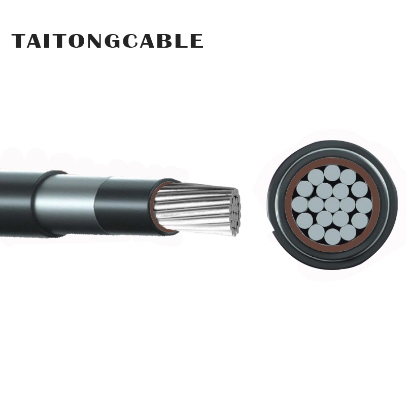Tentsio baxuko nukleo bakarreko ATA blindatu aluminiozko PVC isolatuak eta PVC estalitako elikatze-kableak