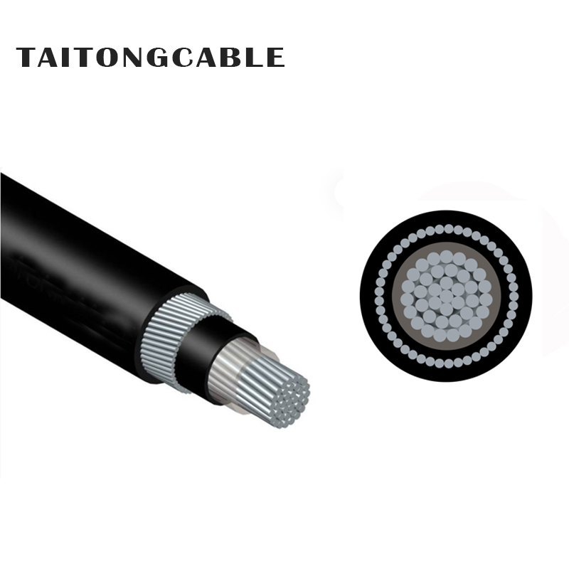 Tentsio baxuko nukleo bakarreko AWA blindatutako aluminiozko eroaleak XLPE isolatuak PVC estalitako potentzia-kableak